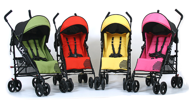 max of aulon stroller pink